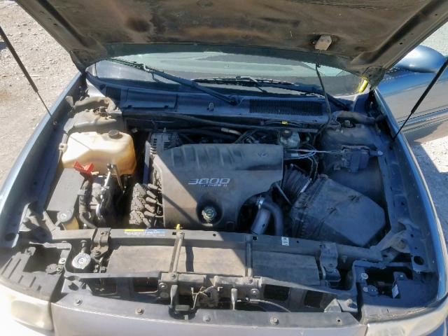 1G4HP54K624221780 - 2002 BUICK LESABRE CU BLUE photo 7