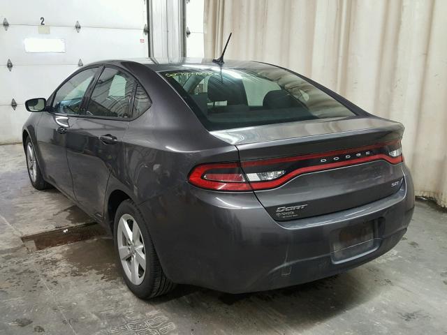 1C3CDFBB3GD689218 - 2016 DODGE DART SXT GRAY photo 3