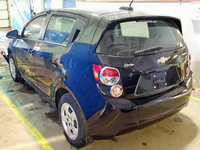 1G1JB6SH9F4196387 - 2015 CHEVROLET SONIC LS 黑色 照片 3