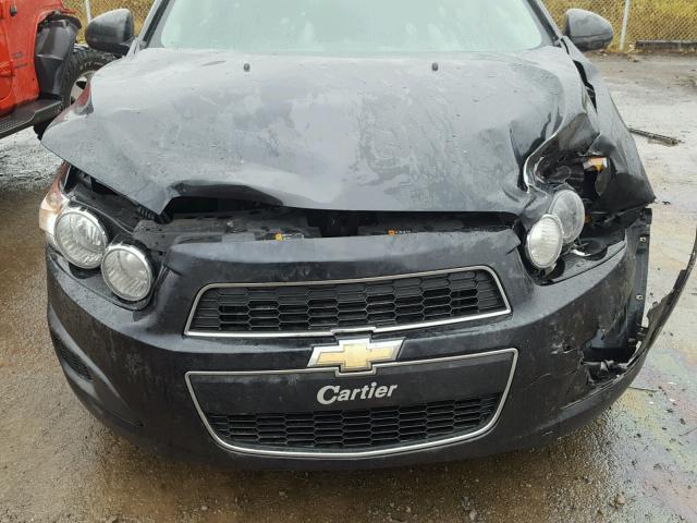 1G1JB6SH9F4196387 - 2015 CHEVROLET SONIC LS 黑色 照片 9