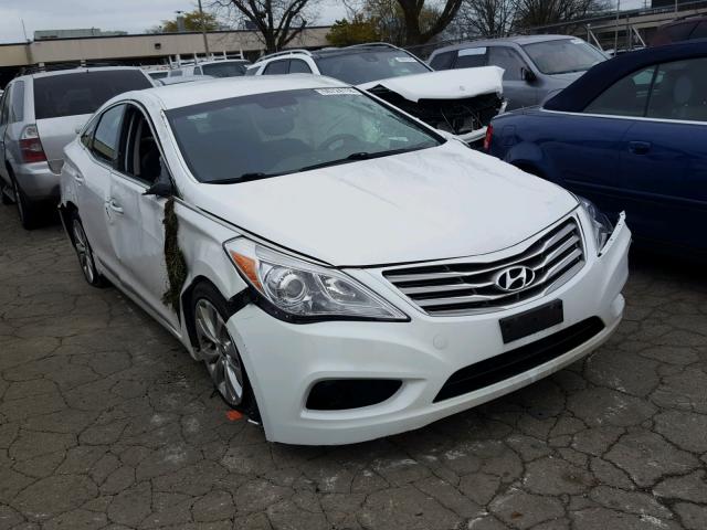 KMHFG4JG6CA127757 - 2012 HYUNDAI AZERA GLS WHITE photo 1