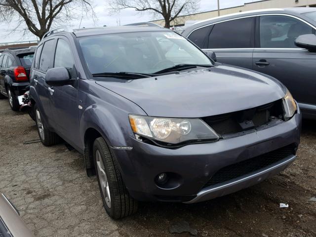 JA4MT41X58Z008169 - 2008 MITSUBISHI OUTLANDER GRAY photo 1