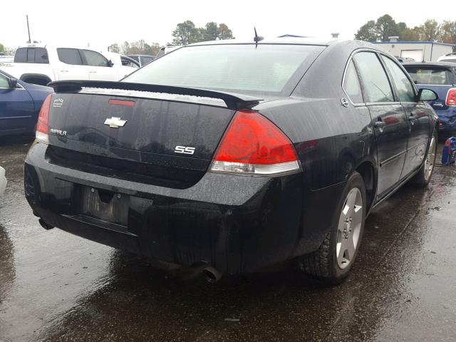 2G1WD58C189151367 - 2008 CHEVROLET IMPALA SUP 黑色 照片 4