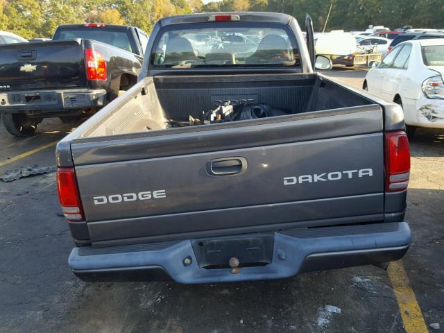 1D7FL36K94S588489 - 2004 DODGE DAKOTA SPO BLACK photo 6