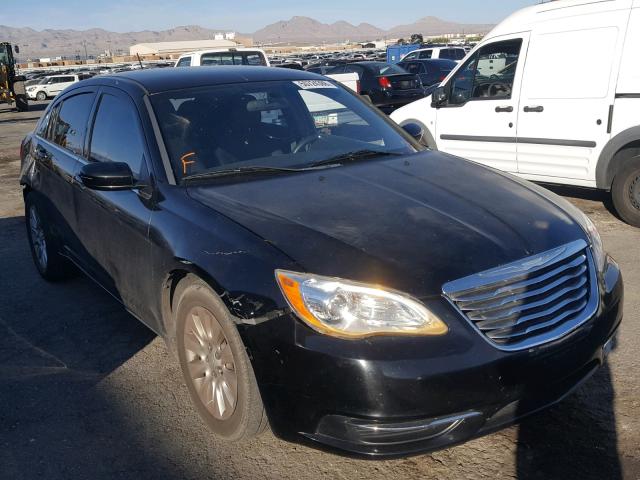 1C3CCBAB8CN144956 - 2012 CHRYSLER 200 LX BLACK photo 1