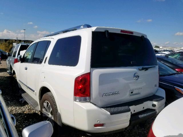 5N1AA0NC4FN602993 - 2015 NISSAN ARMADA SV WHITE photo 3