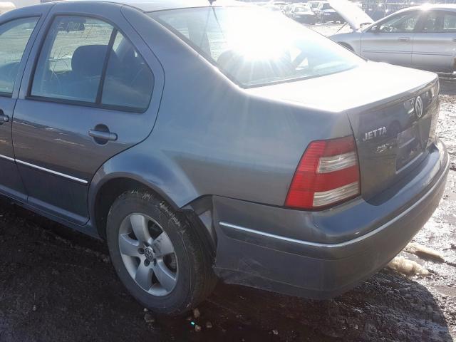 3VWSR69M44M076425 - 2004 VOLKSWAGEN JETTA GLS GRAY photo 9