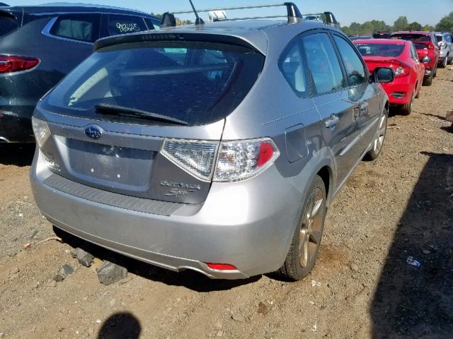 JF1GH6D68BH828686 - 2011 SUBARU IMPREZA OU SILVER photo 4