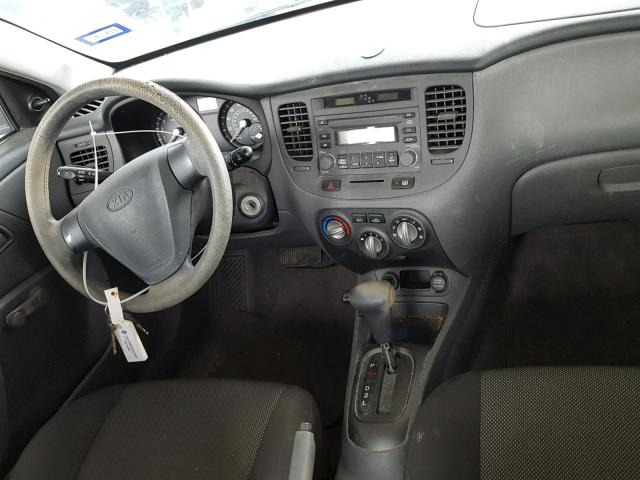 KNADE123666161648 - 2006 KIA RIO BLUE photo 9