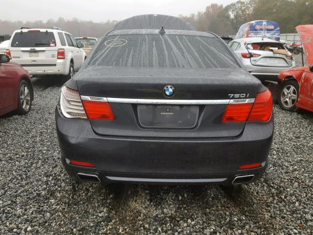 WBAKA83529CY34887 - 2009 BMW 750 I BLACK photo 9