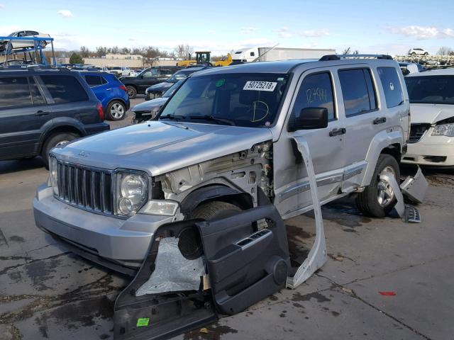 1J4PN5GK5AW101581 - 2010 JEEP LIBERTY LI SILVER photo 2