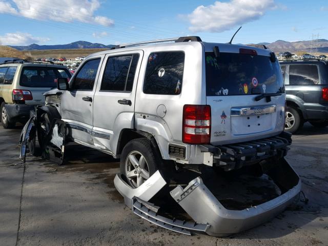 1J4PN5GK5AW101581 - 2010 JEEP LIBERTY LI SILVER photo 3