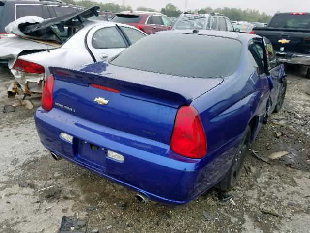 2G1WK151269294777 - 2006 CHEVROLET MONTE CARLO LT  photo 4