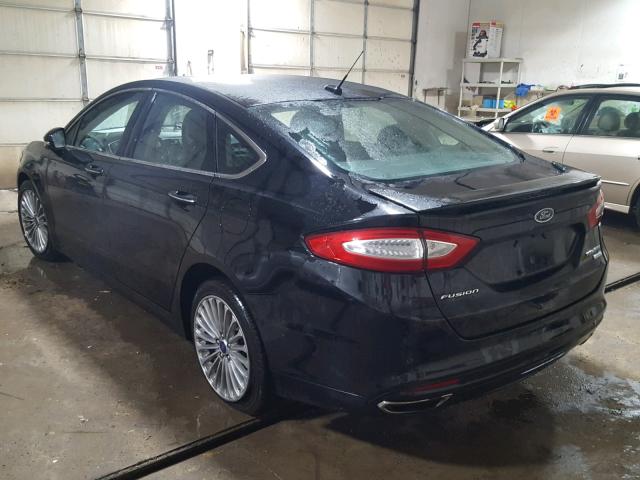 3FA6P0K92GR235811 - 2016 FORD FUSION TIT BLACK photo 3