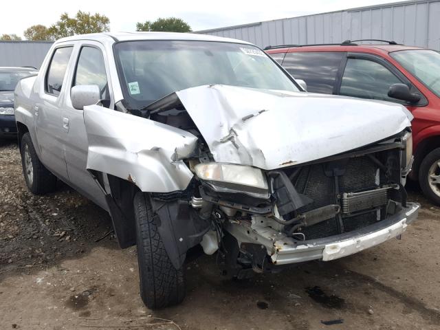 2HJYK16586H505919 - 2006 HONDA RIDGELINE SILVER photo 1