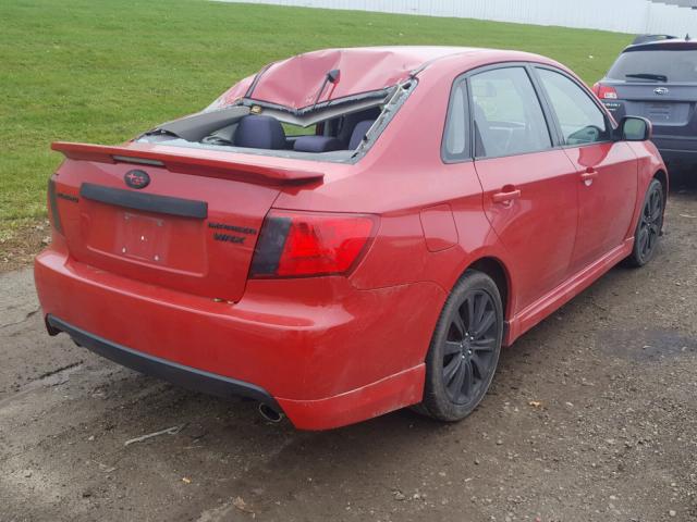 JF1GE76679G506486 - 2009 SUBARU IMPREZA WR RED photo 4