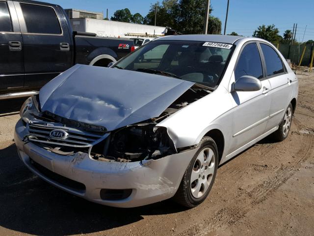 KNAFE121275390472 - 2007 KIA SPECTRA EX SILVER photo 2