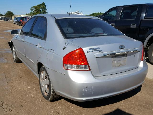 KNAFE121275390472 - 2007 KIA SPECTRA EX SILVER photo 3