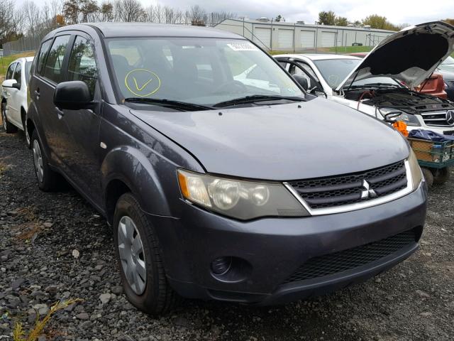 JA4MS31X37Z004651 - 2007 MITSUBISHI OUTLANDER GRAY photo 1