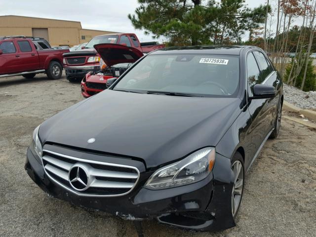 WDDHF5KBXGB304065 - 2016 MERCEDES-BENZ E 350 BLACK photo 2