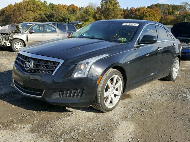 1G6AA5RA8E0105308 - 2014 CADILLAC ATS BLACK photo 2