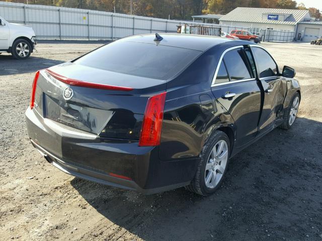 1G6AA5RA8E0105308 - 2014 CADILLAC ATS BLACK photo 4