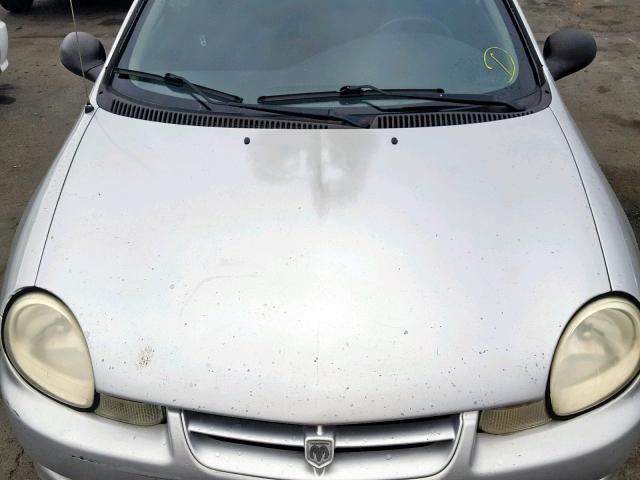 1B3ES46C42D501544 - 2002 DODGE NEON SE SILVER photo 9