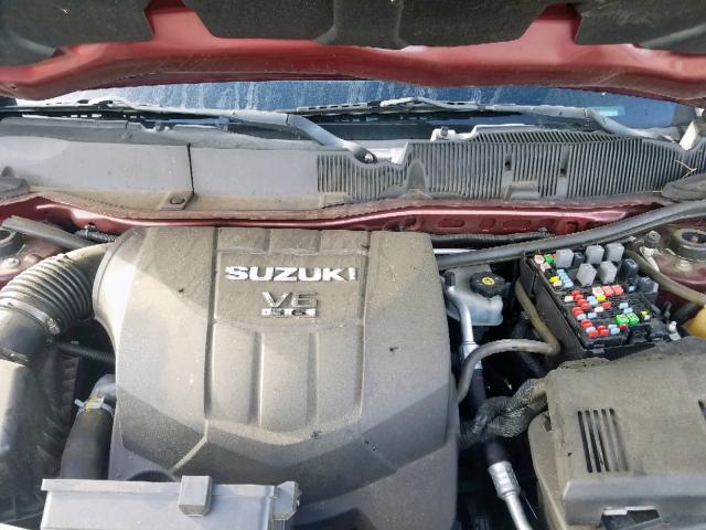 2S3DB417286100376 - 2008 SUZUKI XL7 LUXURY RED photo 7