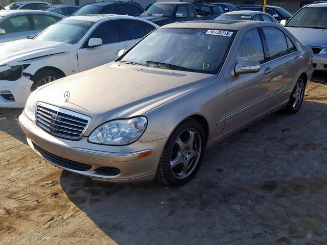 WDBNG84J74A408545 - 2004 MERCEDES-BENZ S 500 4MAT GOLD photo 2