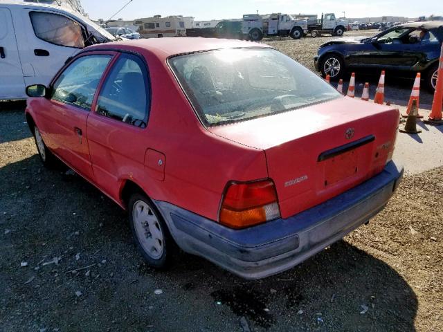 JT2AC52LXV0215188 - 1997 TOYOTA TERCEL CE RED photo 3