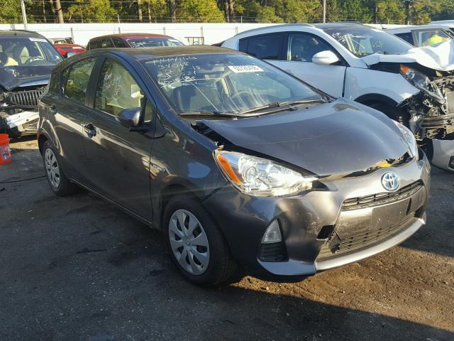 JTDKDTB32E1569844 - 2014 TOYOTA PRIUS C GRAY photo 1