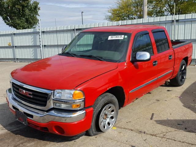 2GTEC13V461236237 - 2006 GMC NEW SIERRA RED photo 2