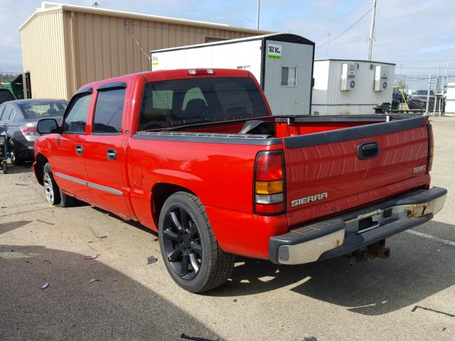 2GTEC13V461236237 - 2006 GMC NEW SIERRA RED photo 3