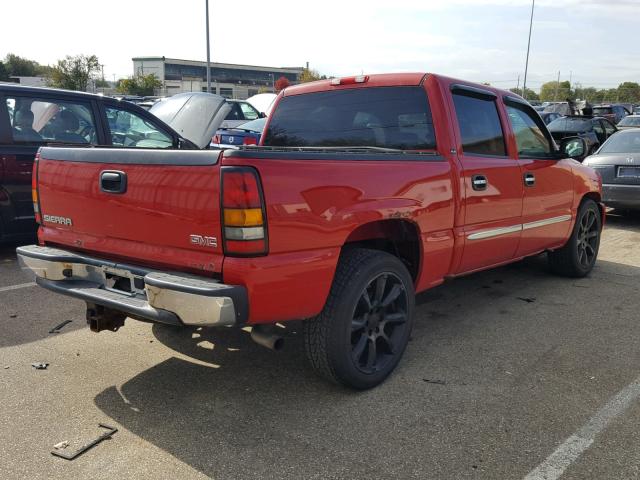 2GTEC13V461236237 - 2006 GMC NEW SIERRA RED photo 4