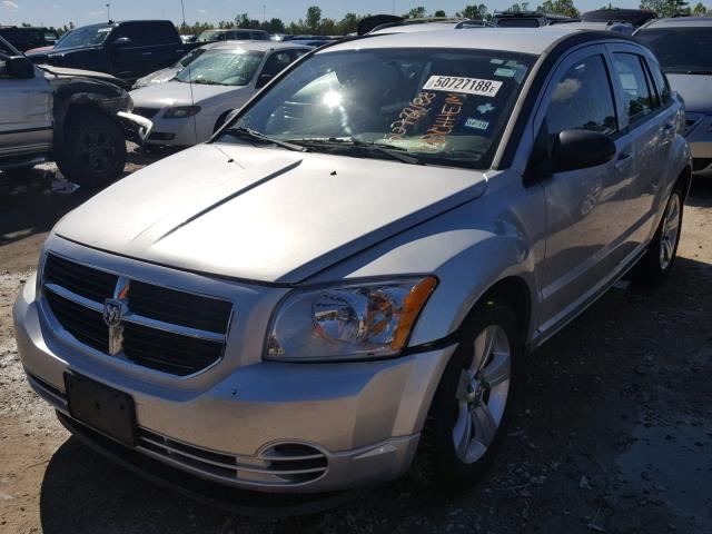 1B3CB4HA9AD538753 - 2010 DODGE CALIBER SX SILVER photo 2