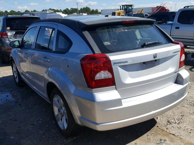 1B3CB4HA9AD538753 - 2010 DODGE CALIBER SX SILVER photo 3