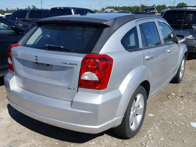 1B3CB4HA9AD538753 - 2010 DODGE CALIBER SX SILVER photo 4