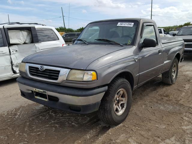 4F4YR12C8WTM30153 - 1998 MAZDA B2500 GRAY photo 2