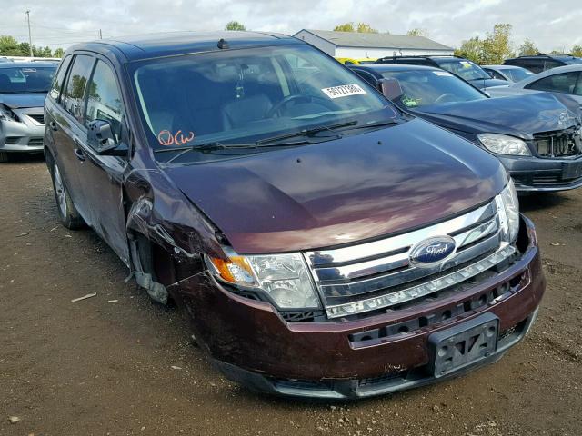 2FMDK4JC4ABB60518 - 2010 FORD EDGE SEL BURGUNDY photo 1