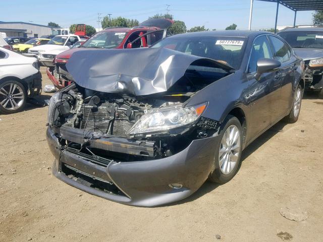 JTHBW1GGXD2036836 - 2013 LEXUS ES 300H GRAY photo 2