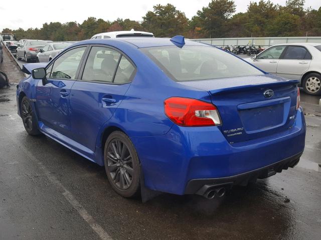 JF1VA1B60H9829996 - 2017 SUBARU WRX BLUE photo 3