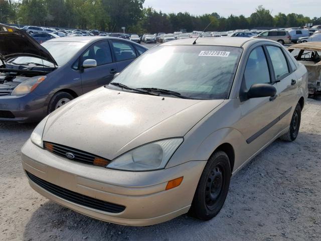 1FAFP33P82W199451 - 2002 FORD FOCUS LX GOLD photo 2