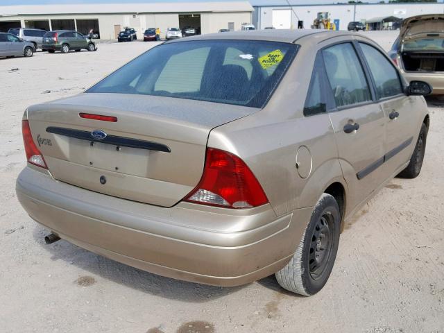 1FAFP33P82W199451 - 2002 FORD FOCUS LX GOLD photo 4
