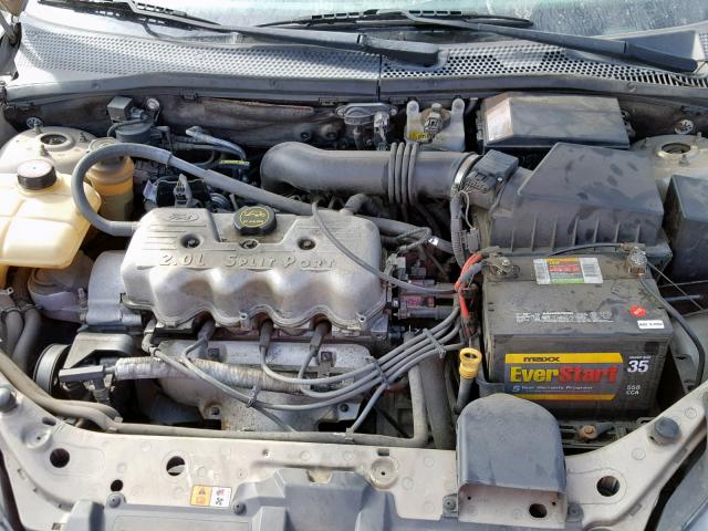 1FAFP33P82W199451 - 2002 FORD FOCUS LX GOLD photo 7