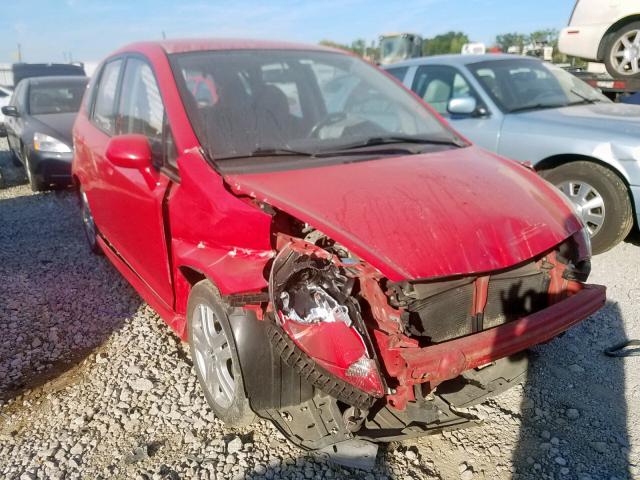 JHMGD386X8S073775 - 2008 HONDA FIT SPORT RED photo 1