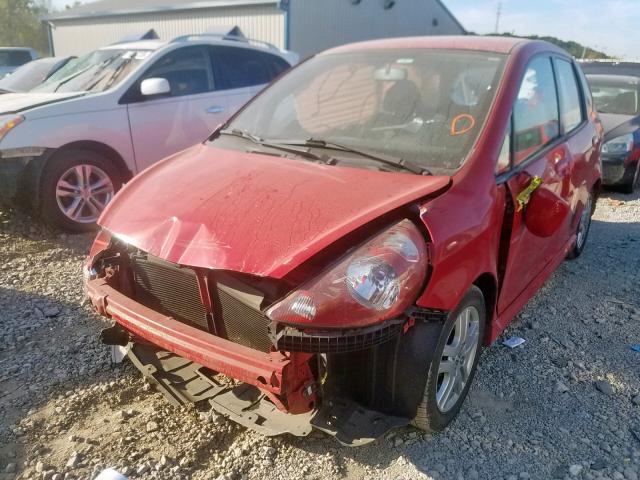 JHMGD386X8S073775 - 2008 HONDA FIT SPORT RED photo 2