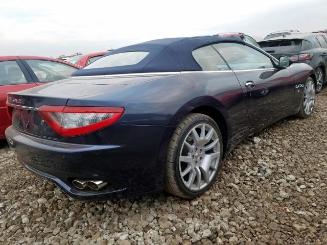 ZAM45KMA7B0056775 - 2011 MASERATI GRANTURISM BLUE photo 4