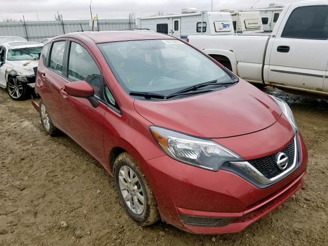 3N1CE2CP1JL367046 - 2018 NISSAN VERSA NOTE RED photo 1