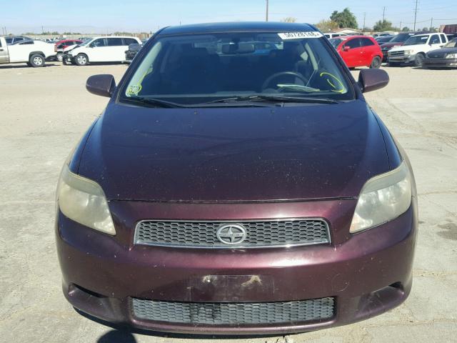 JTKDE167170155981 - 2007 TOYOTA SCION TC Bənövşəyi foto 10