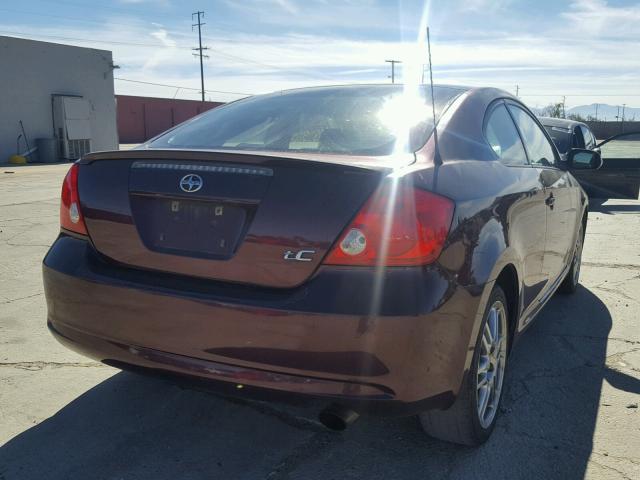 JTKDE167170155981 - 2007 TOYOTA SCION TC Bənövşəyi foto 4